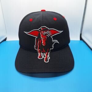 Texas Tech Red Raiders Going Yard Snapback Hat Cap Black Big Logo Zephyr